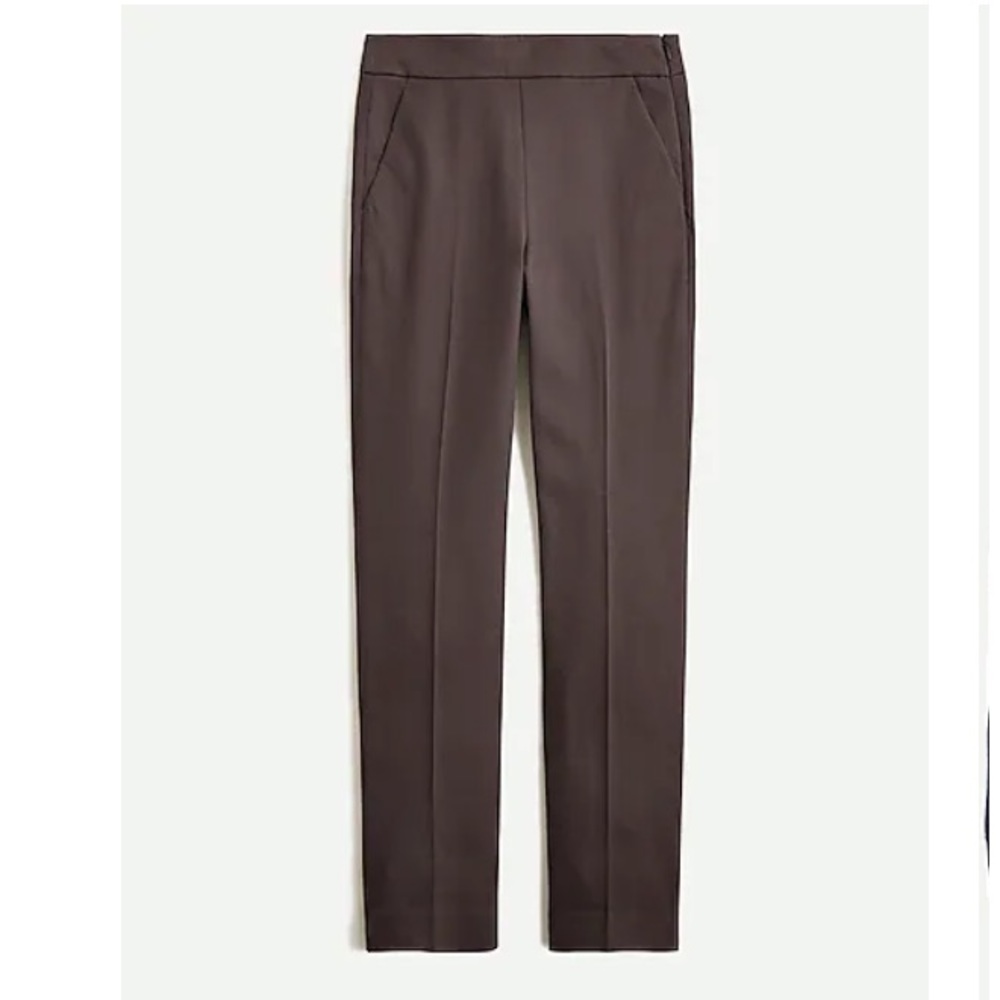 NWT J. Crew Remi pant in bi-stretch cotton thunder gray size 6 Tall